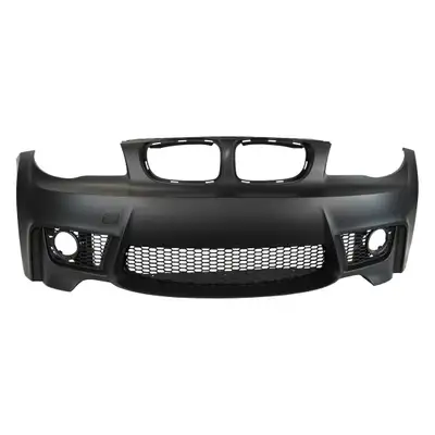 BMW E82 1M LOOK FRONT BUMPER FITS 128i 135i TO LOOK LIKE REAL 1M WE ALSO HAVE SPOILER DIFFUSER HOOD...