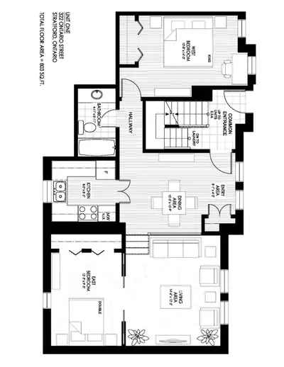 Two Bedroom Apartment - Near downtown