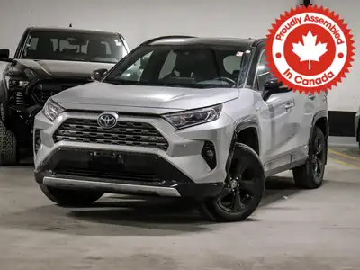 Experience the 2021 Toyota RAV4 Hybrid XSE in Silver with its capable AWD drivetrain. As an SUV desi...