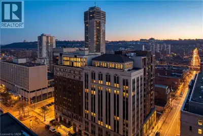 Welcome to penthouse living in the heart of downtown Hamilton. Bright and spacious with 18-foot ceil...