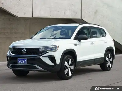This 2024 Volkswagen Taos Trendline SUV comes equipped with cloth seats, heated seats, plus convenie...