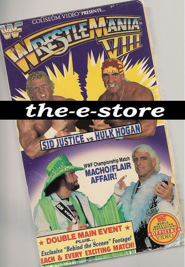 Wrestling VHS/DVD 1992 - WRESTLEMANIA 8. WWE/WWF/WCW/NWA/TNA. | CDs ...