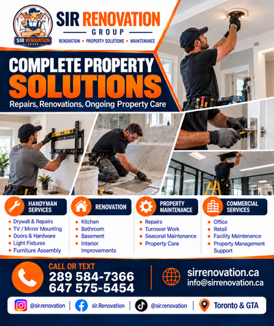 Handyman, Renovation & Property Maintenance | Toronto & GTA, View more