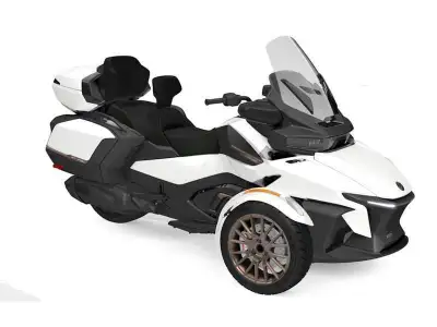 2026 Can-Am SPYDER RT SEA TO SKY Un trike routier luxueux pensé pour les longues balades sur route,...