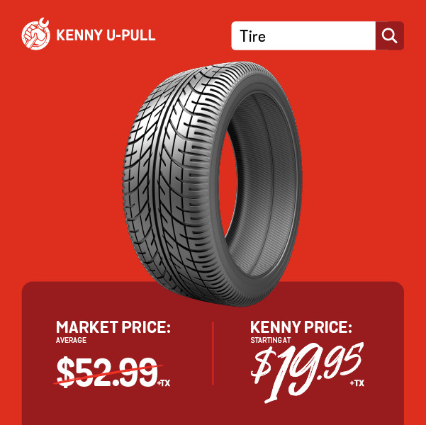 Used Tires starting at $19.95. Wide inventory at Kenny U-Pull in Tires & Rims in Truro - Image 2