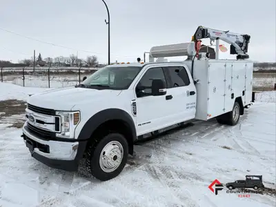 Countryside Fleet 2019 Ford F550 CrewCab 4x4 Service Truck + 6.7L PowerStroke Diesel + 4x4 W/ AutoMa...