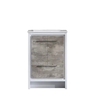 Meuble-Lavabo de Plancher 24po Cendre avec Comptoir de Céramique, View more
