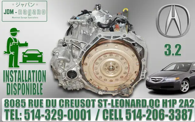 Transmission Automatique Acura TL Acura TSX RSX Acura MDX EL in Transmission & Drivetrain in Drummondville - Image 2