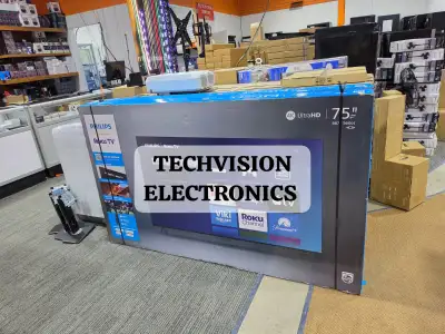 Philips 75" 4K UHD LED Roku Smart TV 75PUL6673/F6, View more
