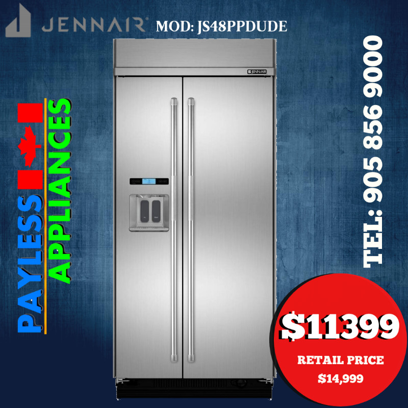 Jenn-Air Pro Style JS48PPDUDE 48" Counter Depth Built In Fridge |  Refrigerators | Mississauga / Peel Region | Kijiji