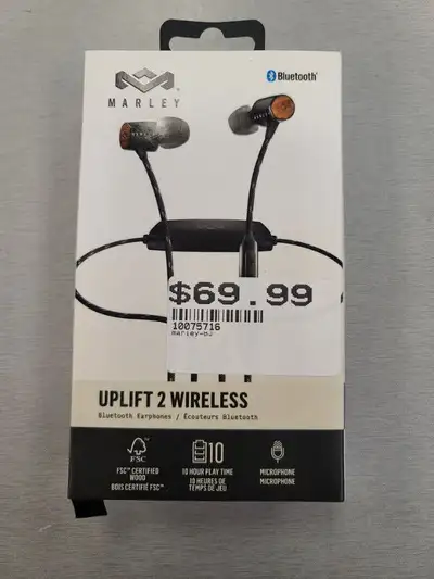 Marley Uplift 2 Wireless Headphones - BRAND NEW, View more