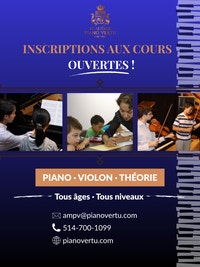 Music Lessons | Cours de musique - Academy Piano Vertu City of Montréal Greater Montréal Preview