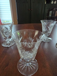 8 PINWHEEL CRYSTAL APERITIF GLASSES Ottawa Ottawa / Gatineau Area Preview