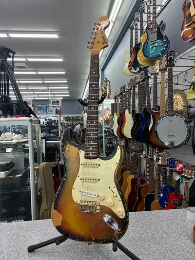 1969 Fender Stratocaster Vintage Electric Guitar, View more