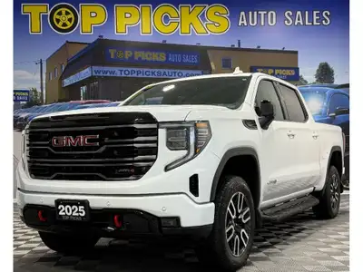 AT4, Summit White, Crew Cab, 4x4, 3.0 Liter Diesel, AT4 Premium Package, Two Tone Leather Interior,...