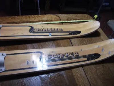 Vintage Wooden STARFIRE 2   65" Water Skis, View more
