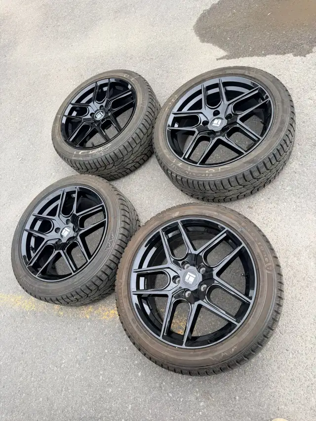 235/45/18 honda accord lexus is350 5x114.3 firestone winter in Tires & Rims in City of Toronto - Image 6