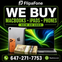 We Pay MORE — Guaranteed · MacBook iPad iPhone CASH Mississauga / Peel Region Toronto (GTA) Preview