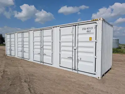 2025 40 ft 4 door one way shipping storage container Located in Elstow Sask. 2025 DONG FANG INTERNAT...