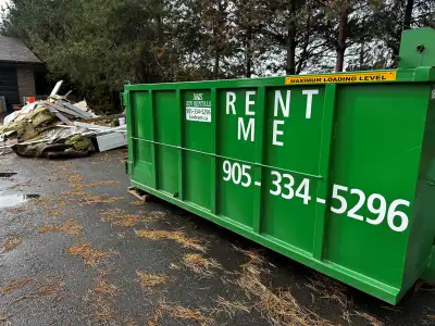 Disposal bins for clean ups, junk, construction, landscaping, garbage, household waste, mulch delive...