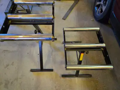 TRIPLE ROLLER OUTFEED STAND  - **AS NEW**, View more