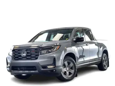 -Regina Honda Recent Arrival! 2025 Honda Ridgeline TrailSport 107 point inspected, Fully detailed, F...