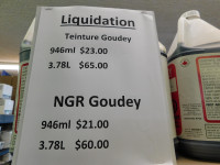 Teinture Goudey liquidation