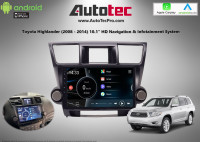 *AutoTecPro* Toyota Highlander (08-14) 10.1" HD GPS CarPlay Cam