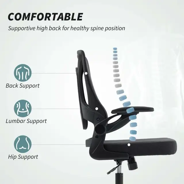 *BNIB!* Ergonomic Office Chair, Swivel Desk Chair... LOT# 162 in Chairs & Recliners in Markham / York Region - Image 4