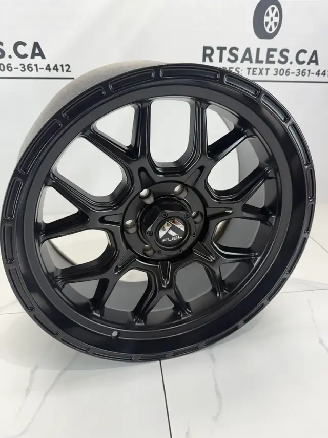 20x9 Fuel Tech Rims 6x135. ford f150 in Tires & Rims in Saskatoon - Image 6