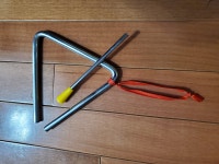 Steel Percussion Triangle w/ Striker – Music / School /Orchestra Mississauga / Peel Region Toronto (GTA) Preview