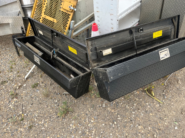 Pair of Lund Black Alumium Toolboxes in Other Parts & Accessories in Calgary
