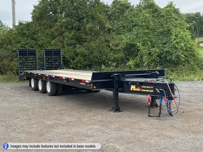 30 Ton Miska Heavy Equipment Air Brake Float Trailers Built right here at our factory in Hamilton, O...