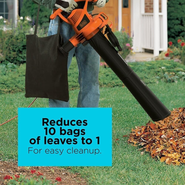 BLACK+DECKER 3-in-1 Electric Leaf Blower, Leaf Vacuum, Mulcher in Lawnmowers & Leaf Blowers in Mississauga / Peel Region - Image 3