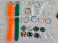 Seiko Mod Parts Lot Watch Straps Dials Hands Rings Ottawa Ottawa / Gatineau Area Preview