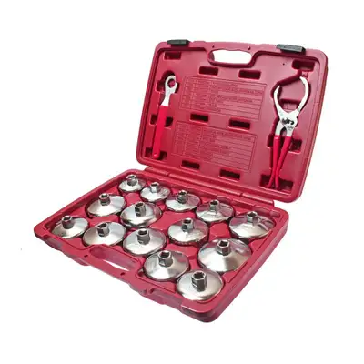 Oil Filter Socket Set 16 pcs $220， Oil Filter Wrench Set 18 pcs,, View more