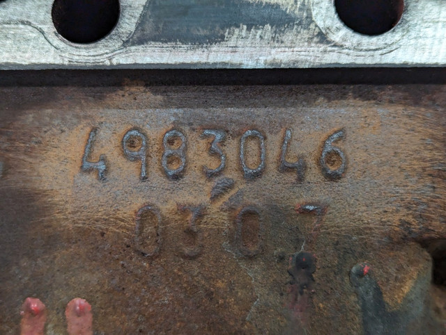 Cummins ISB 6.7L Diesel Engine Cylinder Head 2011  4983046 in Engine & Engine Parts in Norfolk County - Image 4