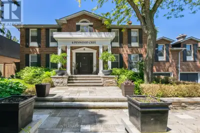 Backing onto the rolling serenity of Windfields Park with rare 84-ft frontage and 6656+ sqft of livi...