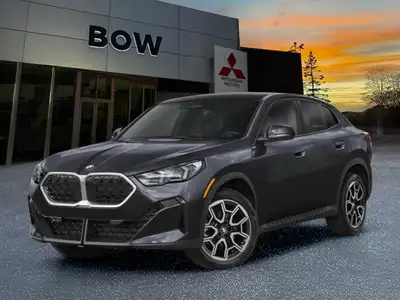 The 2025 BMW X2 xDrive28i Sports Activity Coupe, a stunning model in sleek black, features an advanc...