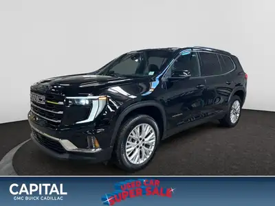 Welcome to Capital GMC! The Acadia is here! This AWDBlack Acadia offers excellent driving manners, w...
