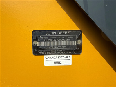 2018 John Deere 872G in Heavy Equipment in Edmonton - Image 8