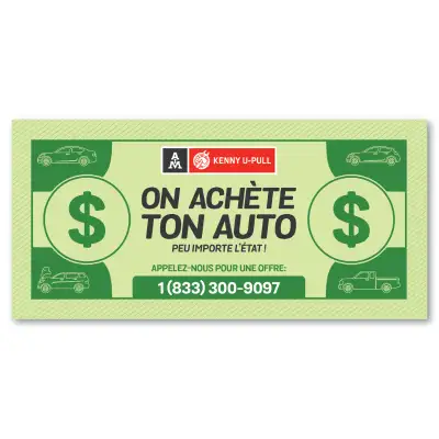 Nous Achetons Tous Les Auto Scrap!! -Nous Payons Cash au Moment du Remorquage -Remorquage Sans Frais...