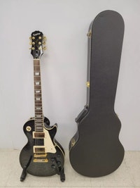 (73171-1) Epiphone Les Paul Ultra Midnight Ebony Electric Guitar Calgary Alberta Preview