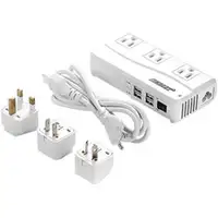 Universal Travel Adapter Power Converter Set with 4 USB ports