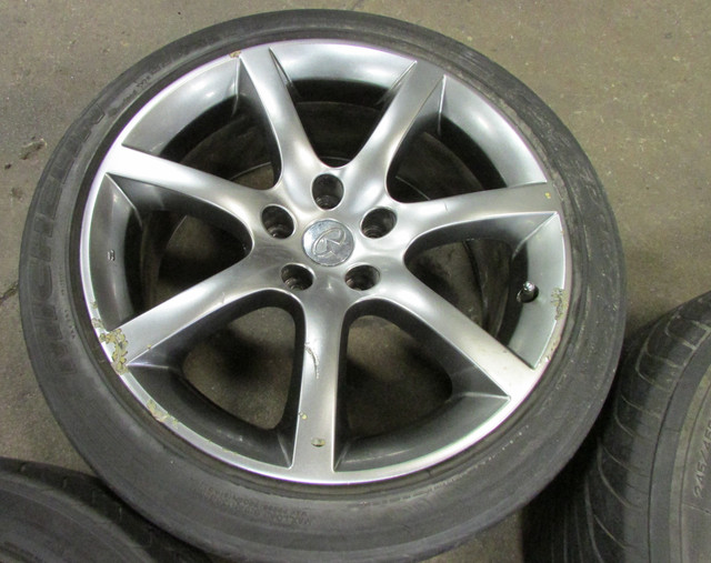 Infiniti G35 OEM Rims 245/45R18 225/45R18 in Tires & Rims in Mississauga / Peel Region - Image 4