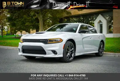 2023 Dodge Charger GT Plus AWD – Performance Sedan with Premium Features Finished in Silver over Bla...