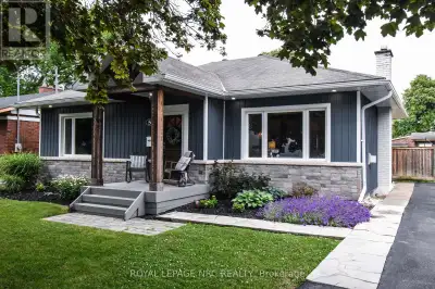 Fully renovated inside and out! This spectacular 3+1 bedroom bungalow is located on a mature, tree l...