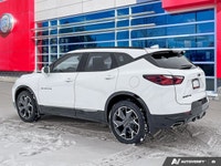 AWD. Odometer is 21426 kilometers below market average! Summit White 2019 Chevrolet Blazer RS AWD 9-... (image 3)