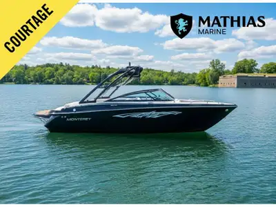 Bateau Plaisance MONTEREY 224 FSX 2016 Concessionnaire de bateaux et pontons neufs et d'occasion Mat...