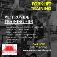 TRAINING AND CERTIFICATION AVAILABLE FOR FORKLIFT!